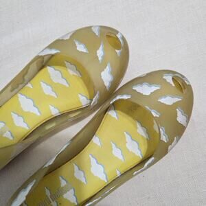 Mini Melissa Yellow Cloud Shoes kids 1